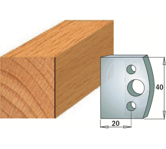 Комплект из 2-х ножей SP (40x4 мм) CMT 690.000