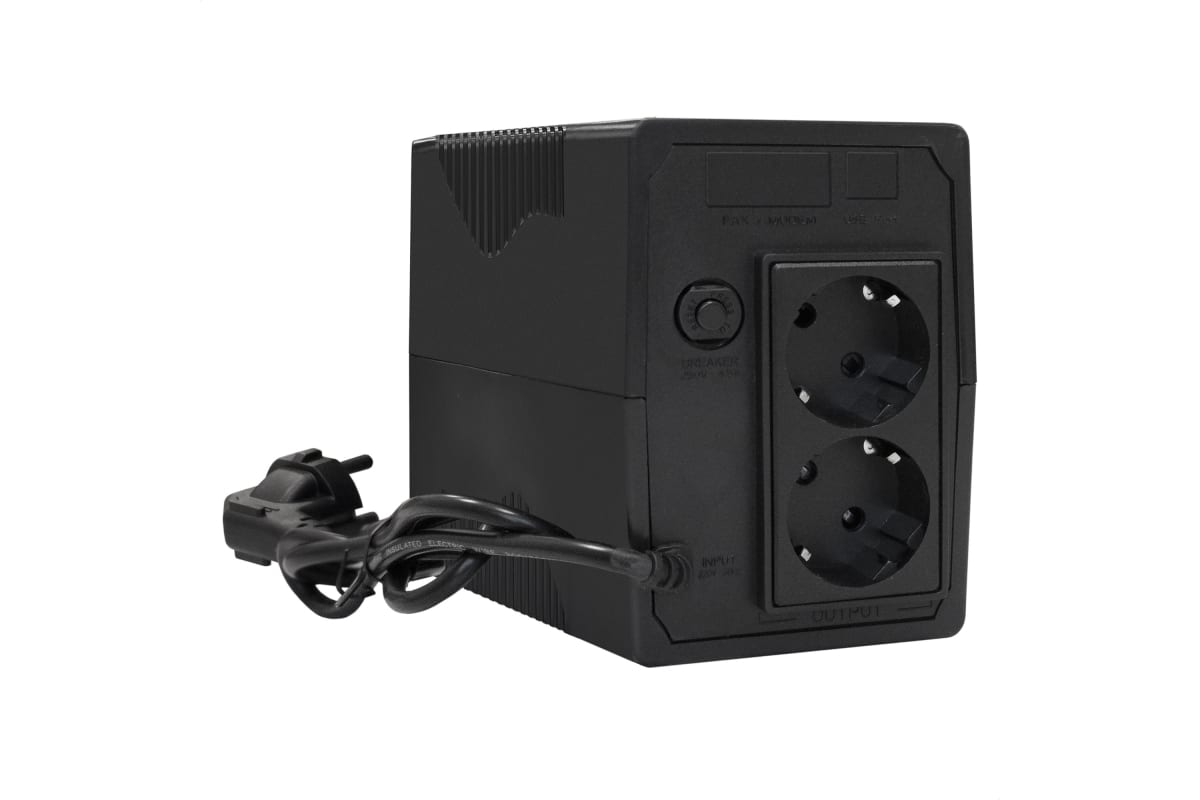 Источник бесперебойного питания Exegate Power Smart ULB-1000.LCD.AVR.2Schuko, Black 292791
