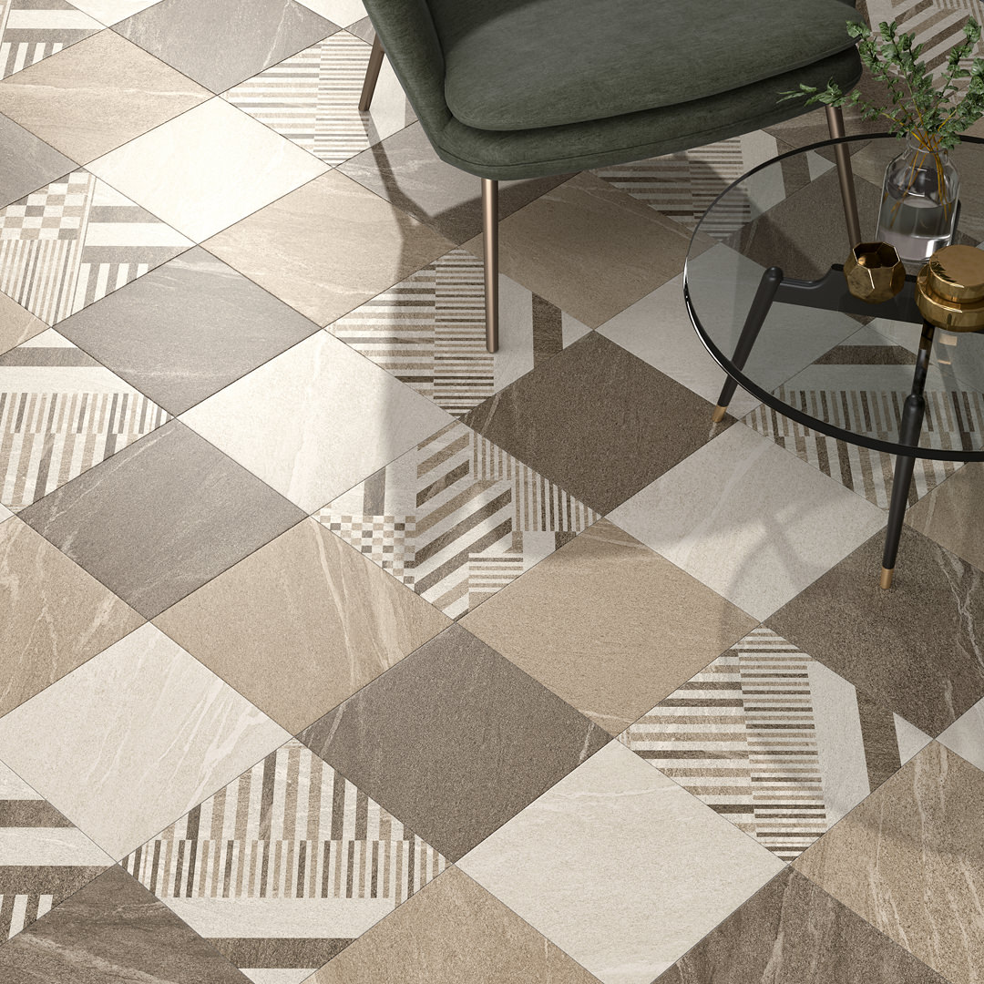 Керамогранит Kerama Marazzi Бореале коричневый микс 30х30 см, SG935300N