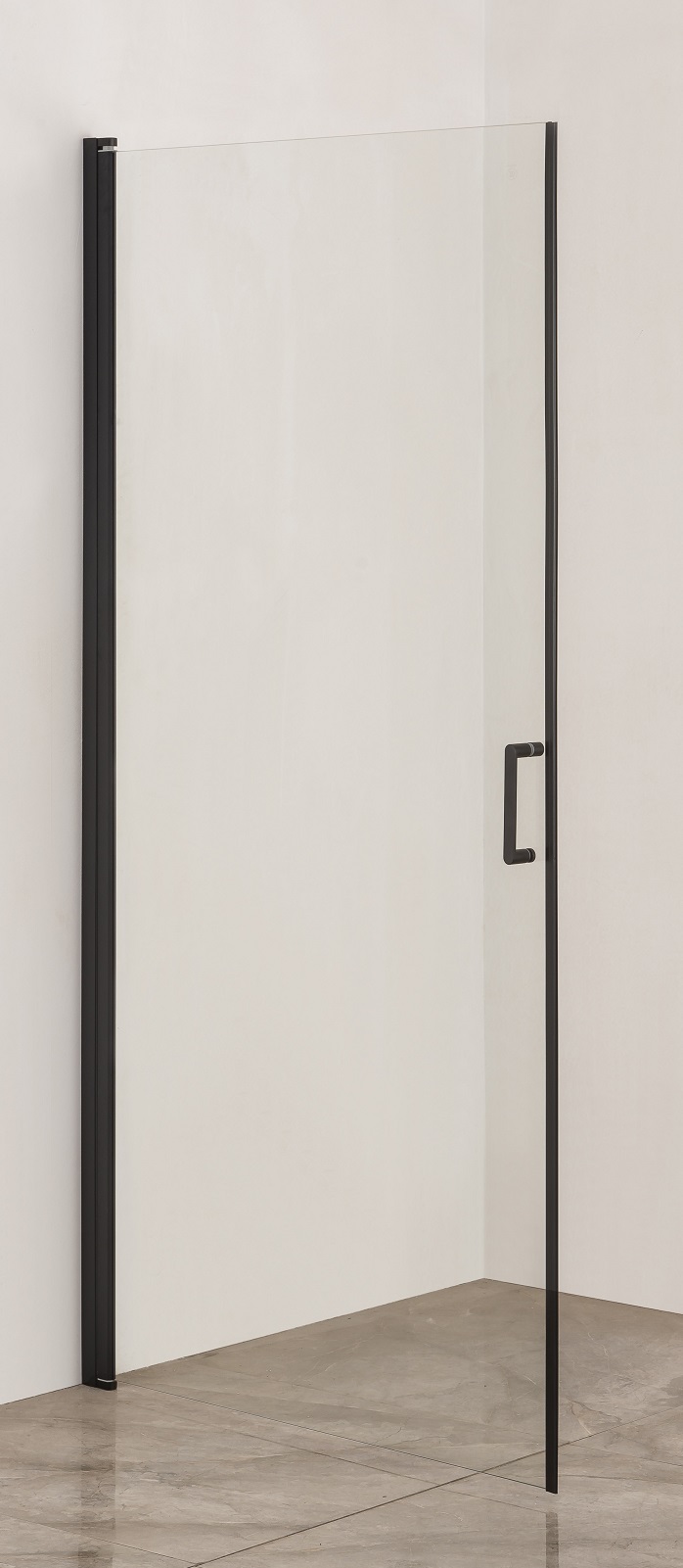 Душевая дверь Orange E04-100TB/D 100x190, прозрачная, черный