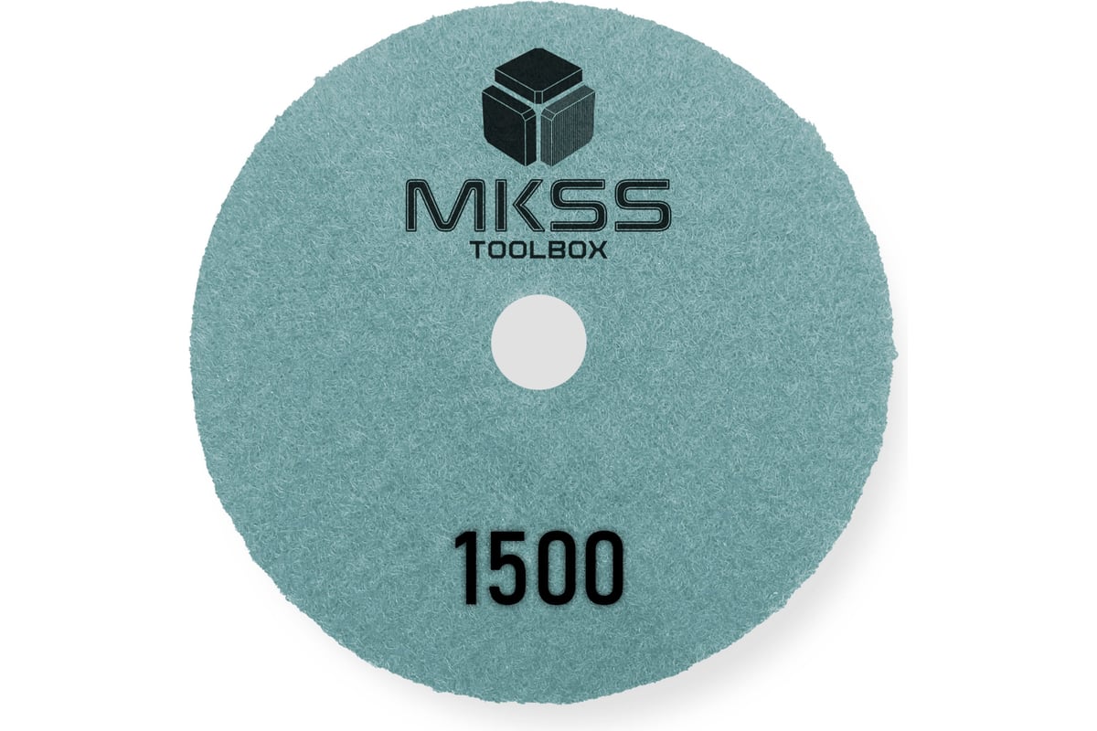 Алмазный гибкий шлифовальный круг MKSS Toolbox MK2606 АГШК Ø100 Р1500 для сухой полировки MKSS MK26061500