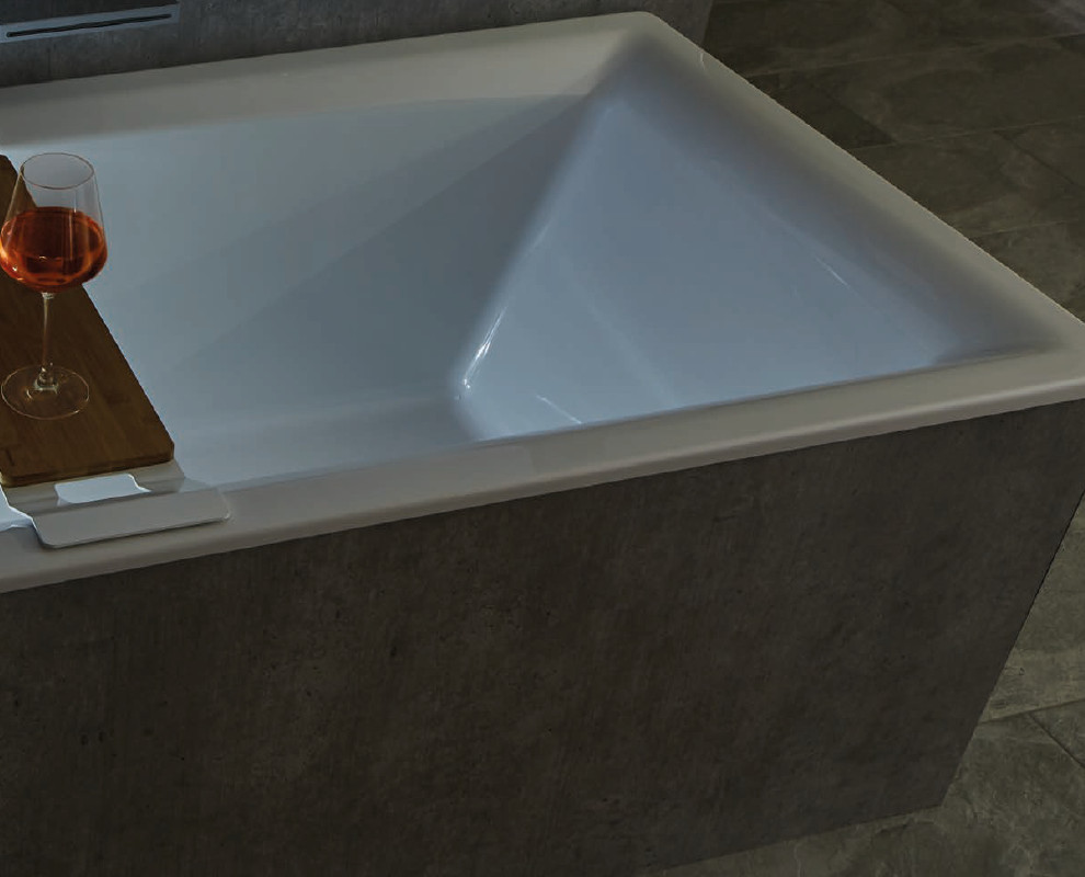 Акриловая ванна Riho Rethink Cubic 190x90 белый глянец B109001005