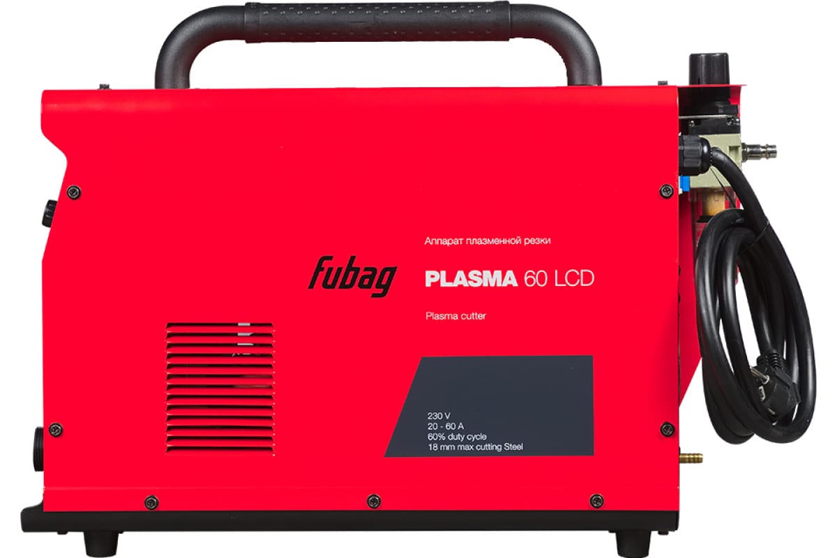 Аппарат плазменной резки Fubag Plasma 60 LCD 46124 + Горелка для плазмореза FB P60 6m 38468 46124.1
