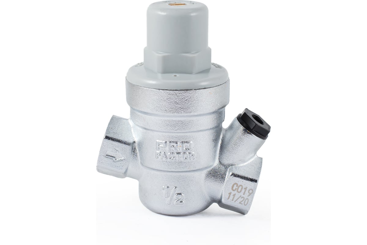 Редуктор давления PROFACTOR мембранный, с отводом под манометр 1/2" PF PRV 253