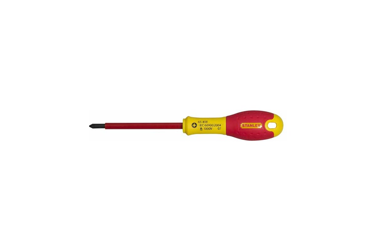 Диэлектрическая отвертка FATMAX 1000V PZ0х75 мм Stanley 0-65-417