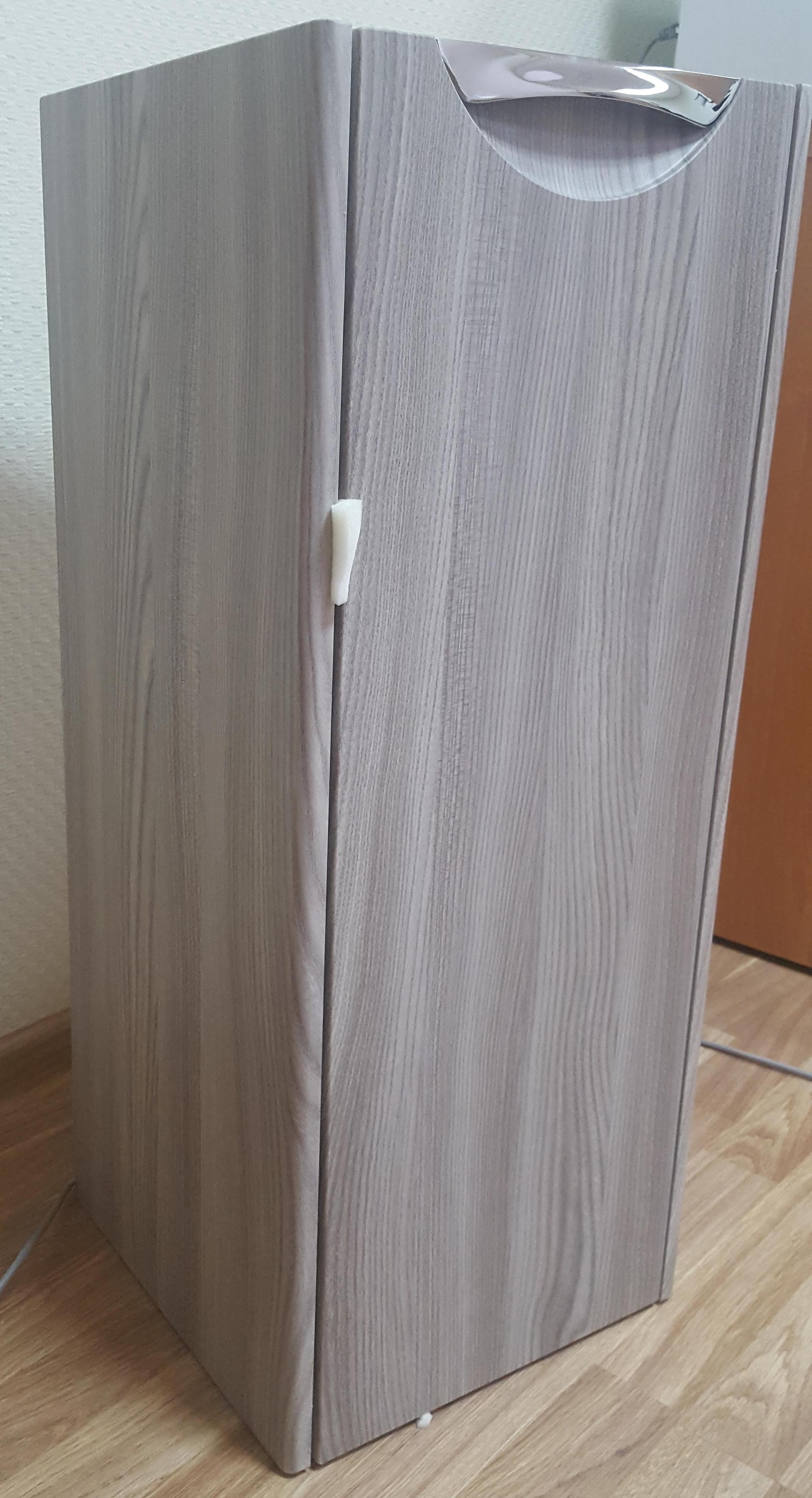 Шкаф одностворчатый Акватон Сильва 32 см, L дуб фьорд