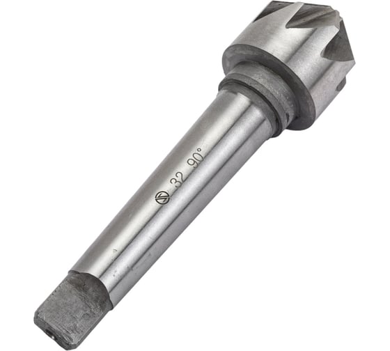 Зенковка коническая 90 градусов (32х32х124 мм; КМ2; Р6М5; тип 10; Z=8; ГОСТ 14953-80) ИНСТУЛС 00001220039