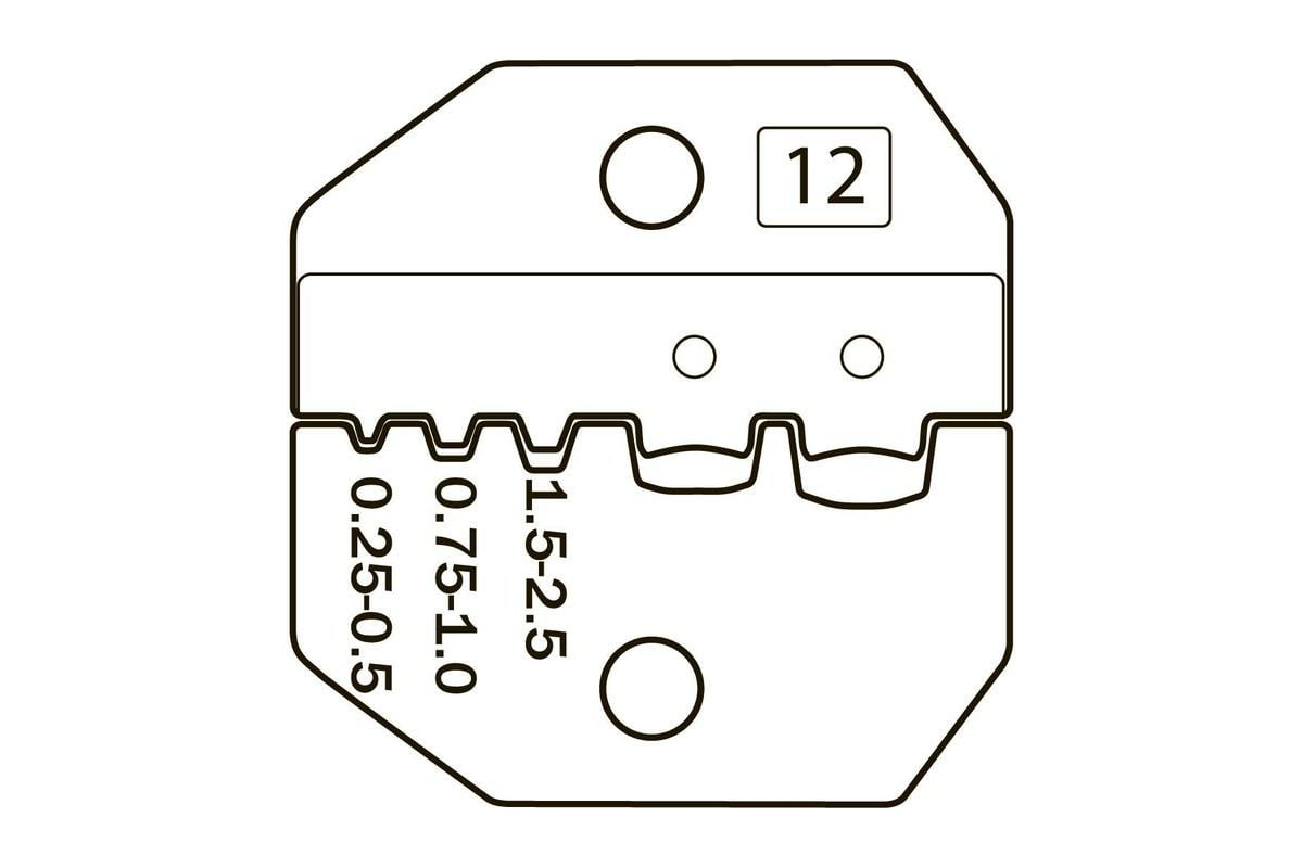 Пресс-клещи КВТ CTK-12 66609