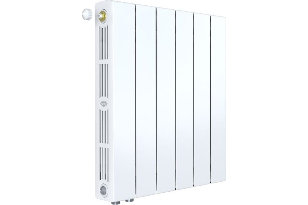 Радиатор Rifar SUPReMO 500x6 секций, нижнее подключение левое (VL) RIFAR S500-6 VL
