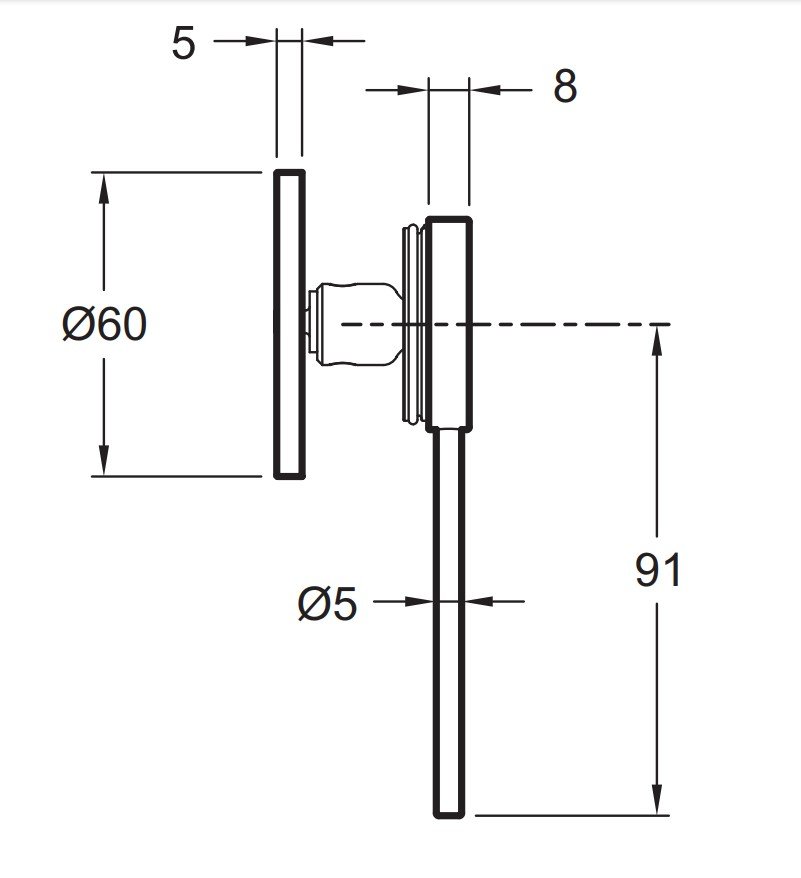 Рычаг управления Jacob Delafon Grands Boulevards E25403-4A-CP