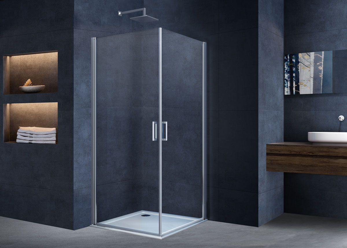 Душевой уголок Vincea Alpha VSR2-3AL7070CL 70x70 хром, прозрачное