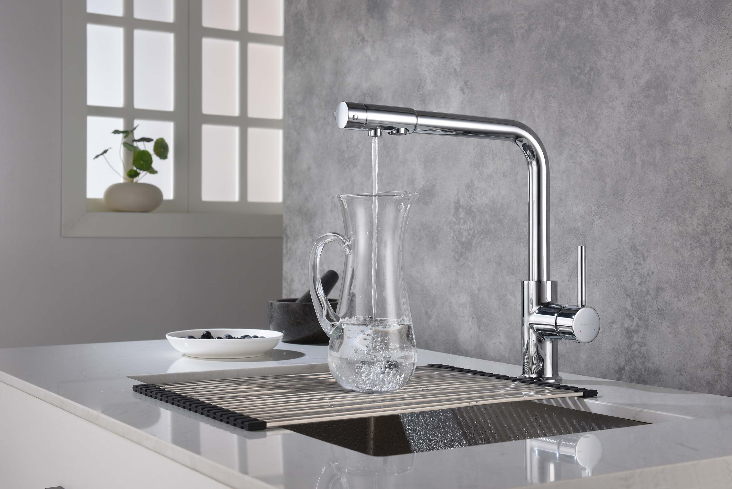 Смеситель для кухни Aquatek Европа AQ1386CR с подкл. к фильтру, хром