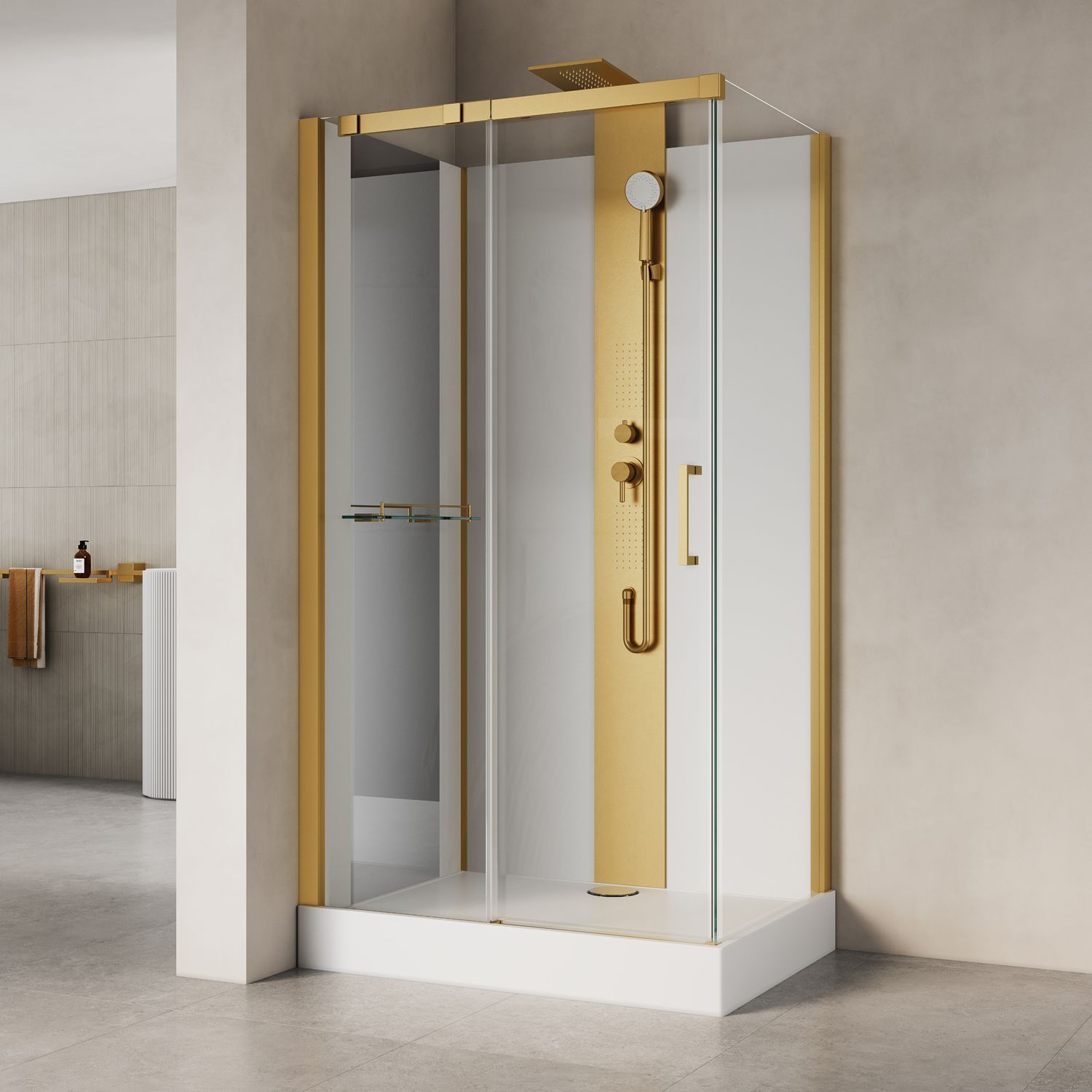 Душевая кабина Black&White Galaxy G8708G 110x80