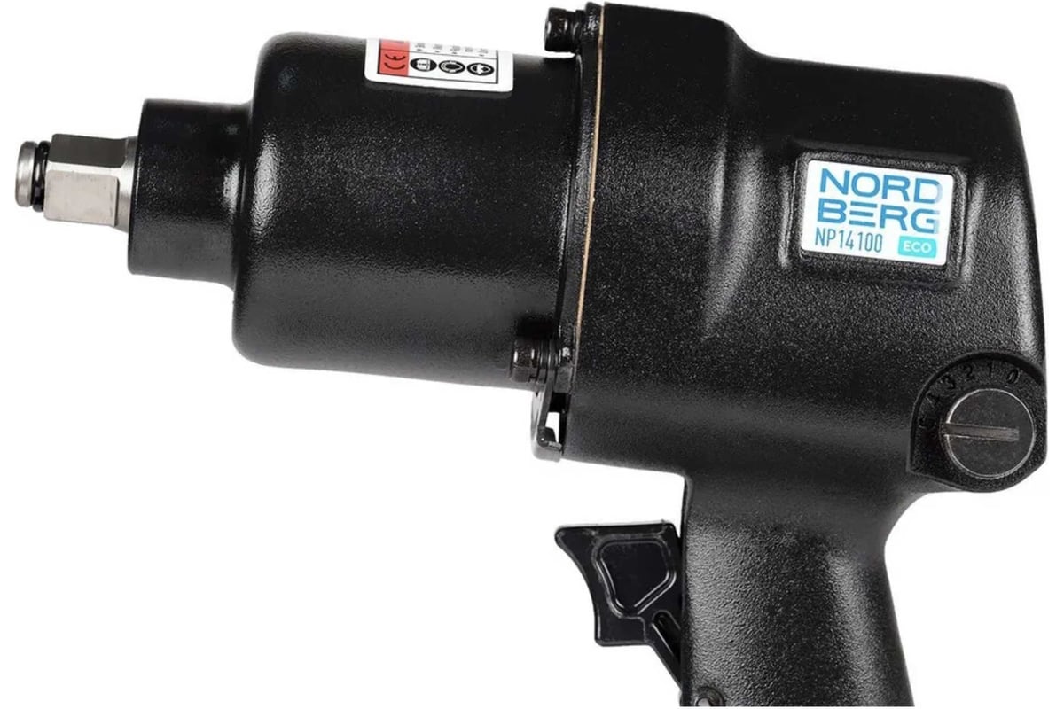 Ударный пневмогайковерт Nordberg 1/2", 1000Нм NP14100