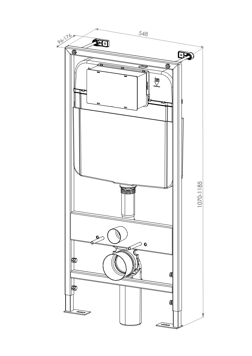 Инсталляция для унитаза D&K DI8055119