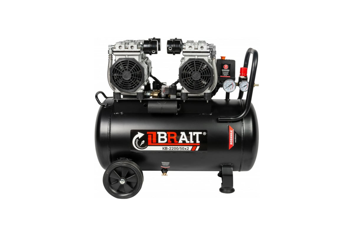 Воздушный компрессор Brait КB-2600/50Х2 20.01.017.043