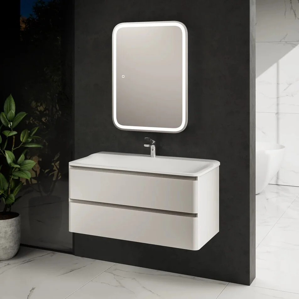 Тумба с раковиной AQUAme S4 100 см