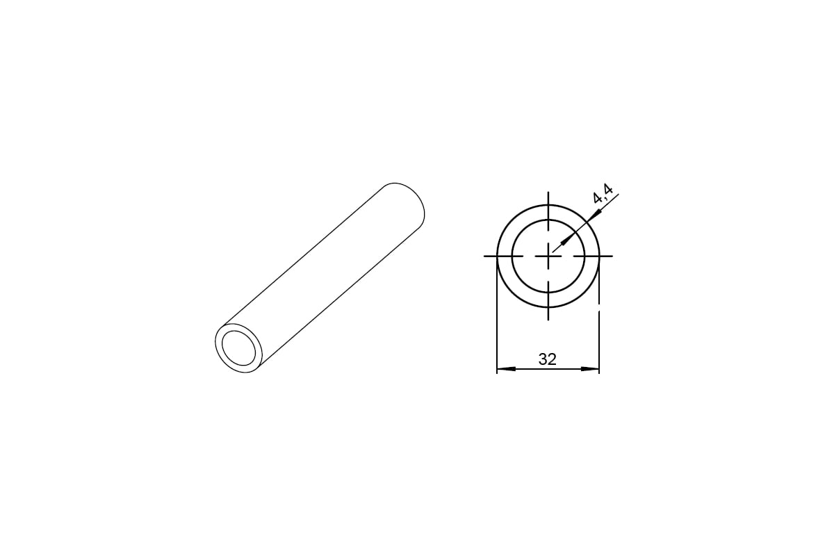 Труба REHAU RAUTITAN pink+, 50x6.9, штанга 6 м