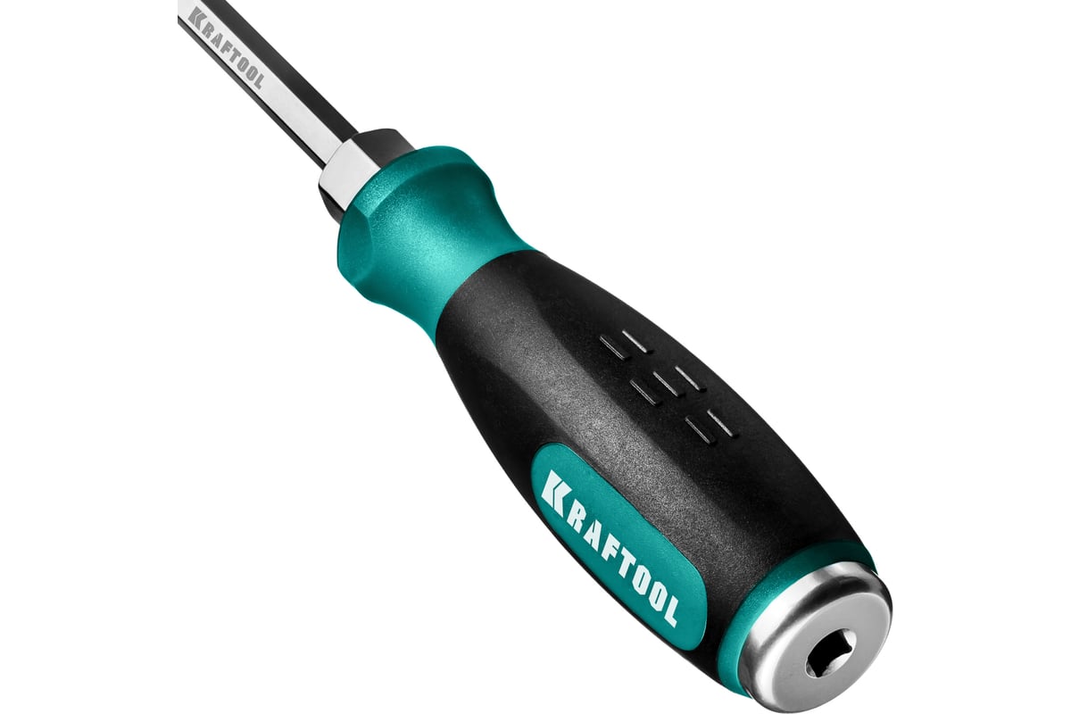 Ударная отвертка Kraftool Impact, сквозной стержень из CrMo стали, 250033-8
