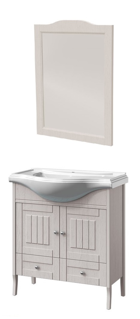 Мебель для ванной Caprigo Genova 80 см, 1 ящик, 2 дверцы, стоун