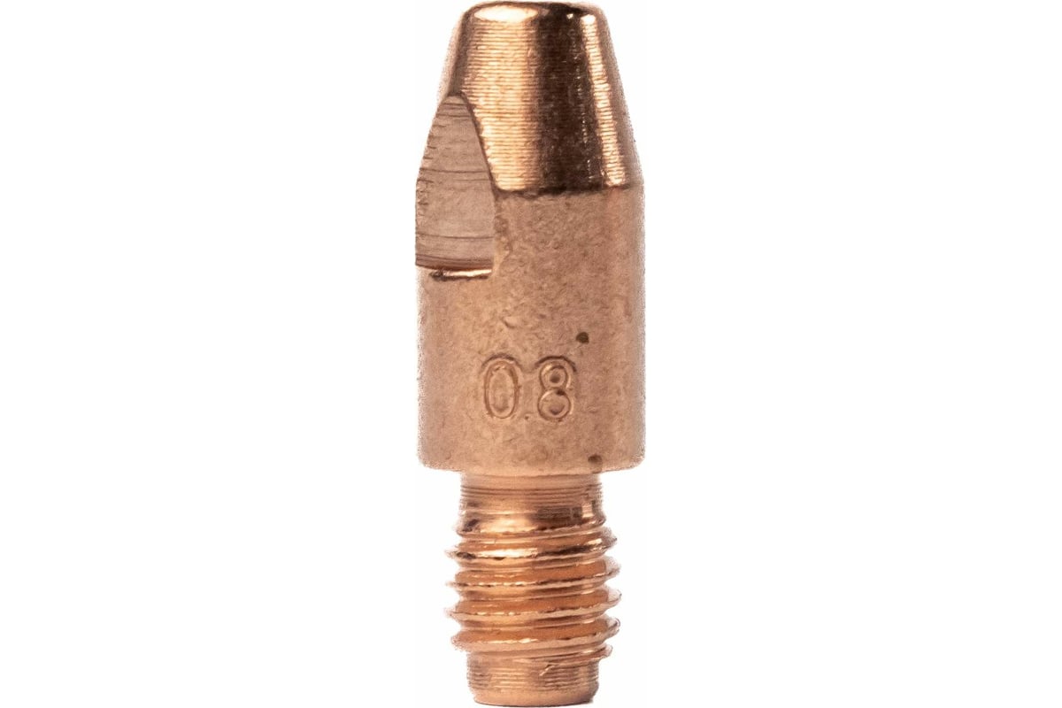 Наконечник сварочный 36-KD, медь E-Cu, 20 шт, M8, 0.8 мм GOLDEN BRIDGE 1167