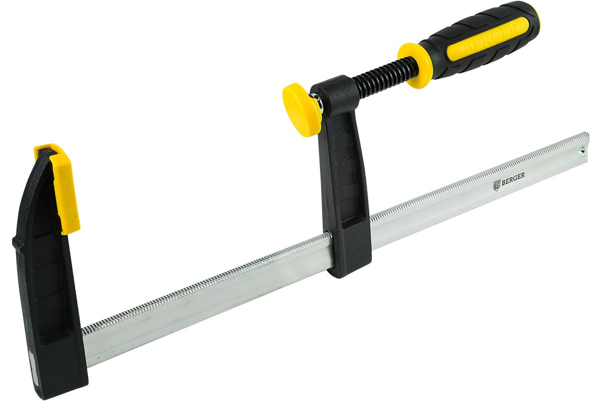 F-образная струбцина Berger BG 80*300мм, зажим до 270кг BG1936