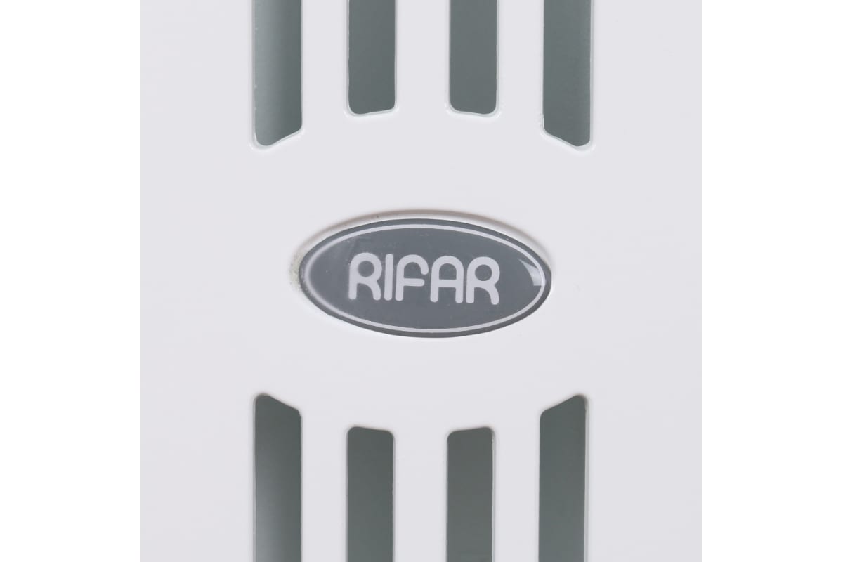 Биметаллический радиатор Rifar SUPReMO 500 8 секций, боковое подключение, белый RAL 9016 S 500-8