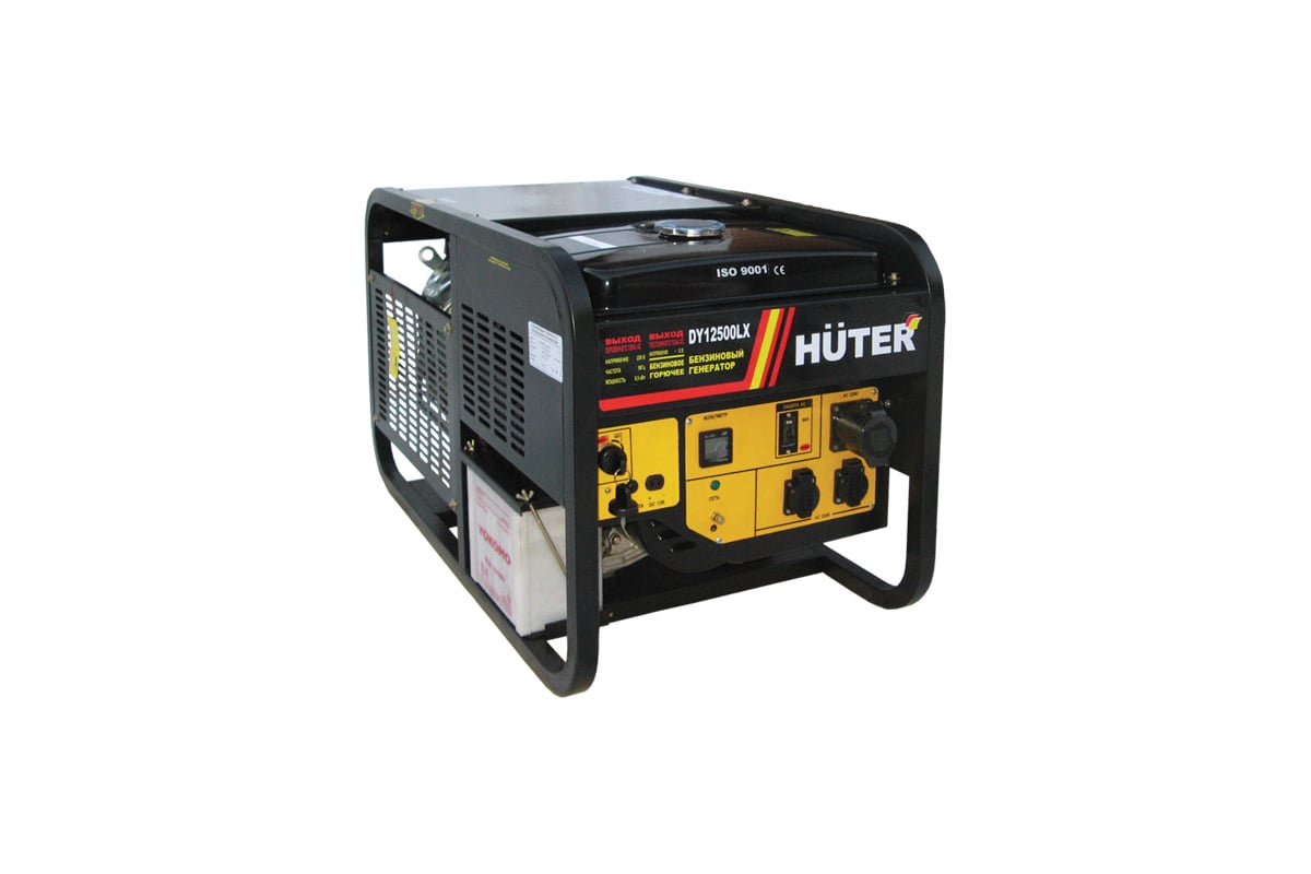 Электрогенератор Huter DY12500LX с колёсами 64/1/26