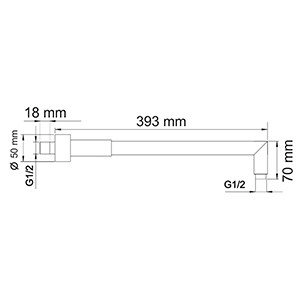 Душевой набор WasserKRAFT А15030 Thermo Ø 250 мм, 135 форсунок