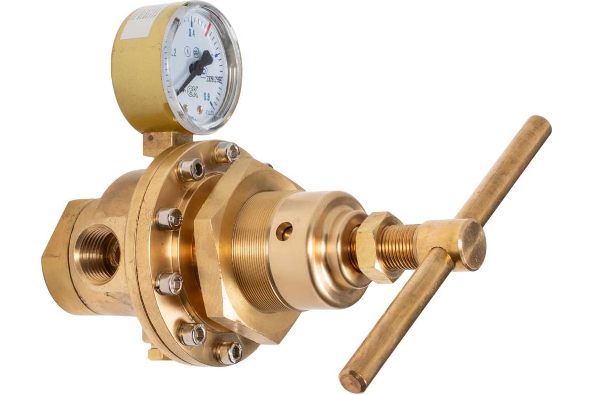 Редуктор сетевой СКО-200 кислород/инертные газы, 2/0.5 МПа, вх./вых.NPT1/2F, 200 Нм³/ч Krass 2722001