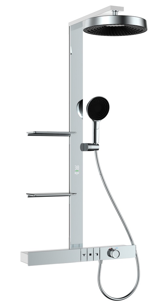 Душевая стойка Black&White Gravity GH-9005 термостат