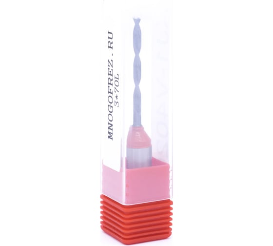 Сверло присадочное сквозное усиленное KJ1-V40201L (3х70 мм; хв-к 10 мм; левое вращение) МНОГОФРЕЗ 6563