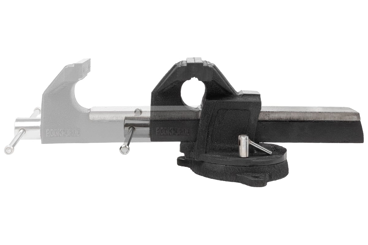 Тиски стальные усиленные поворотные с наковальней Rockforce 6"-150 мм RF-6540906(59932)