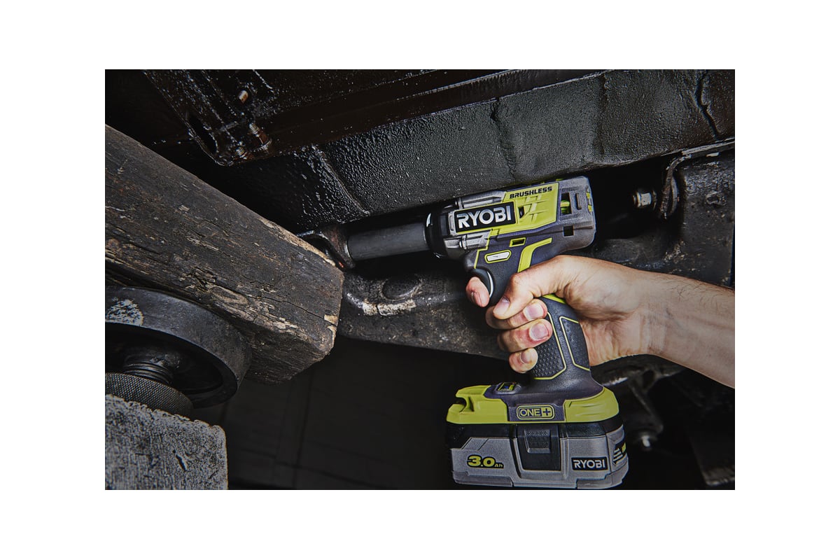 Бесщеточный аккумуляторный ударный гайковерт Ryobi ONE+ R18iW7-0 5133004220