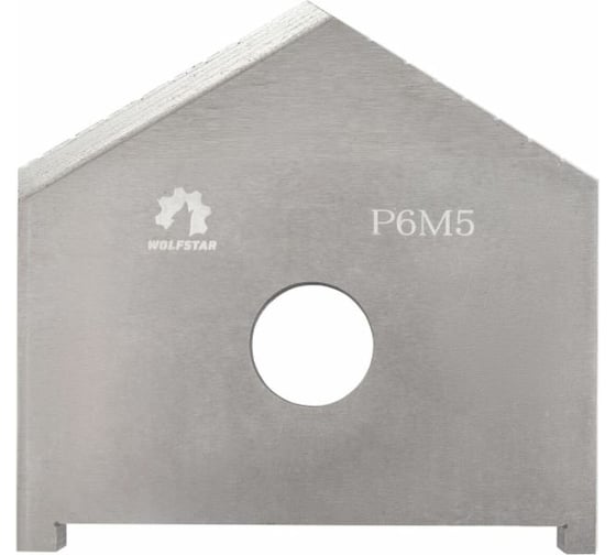Пластина для сверла перового сборного (75 мм; Р6М5; ГОСТ 25526-82) WOLFSTAR mi00326