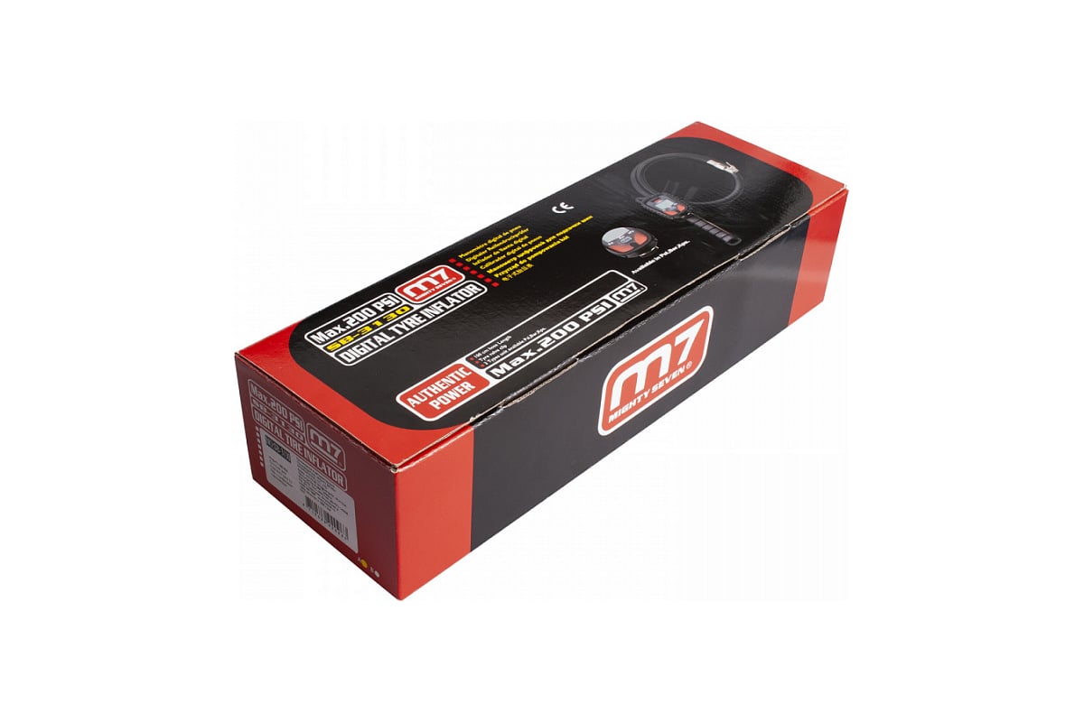 Пистолет для подкачки шин Mighty Seven 11 бар, с цифровым манометром SB-3130