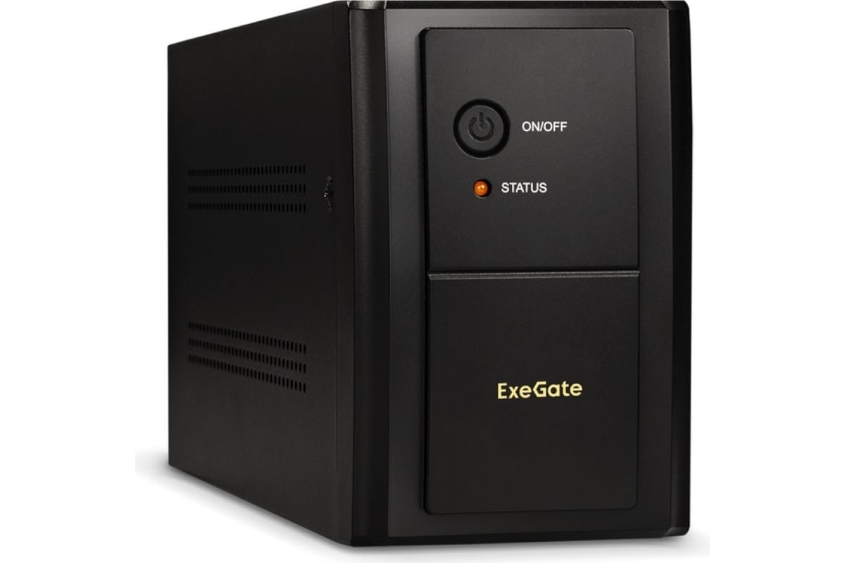 Источник бесперебойного питания Exegate SpecialPro UNB-1200.LED.AVR.C13.RJ 1200VA/750W, LED, AVR, 6/IEC-C13, RJ45/11, Black 285489