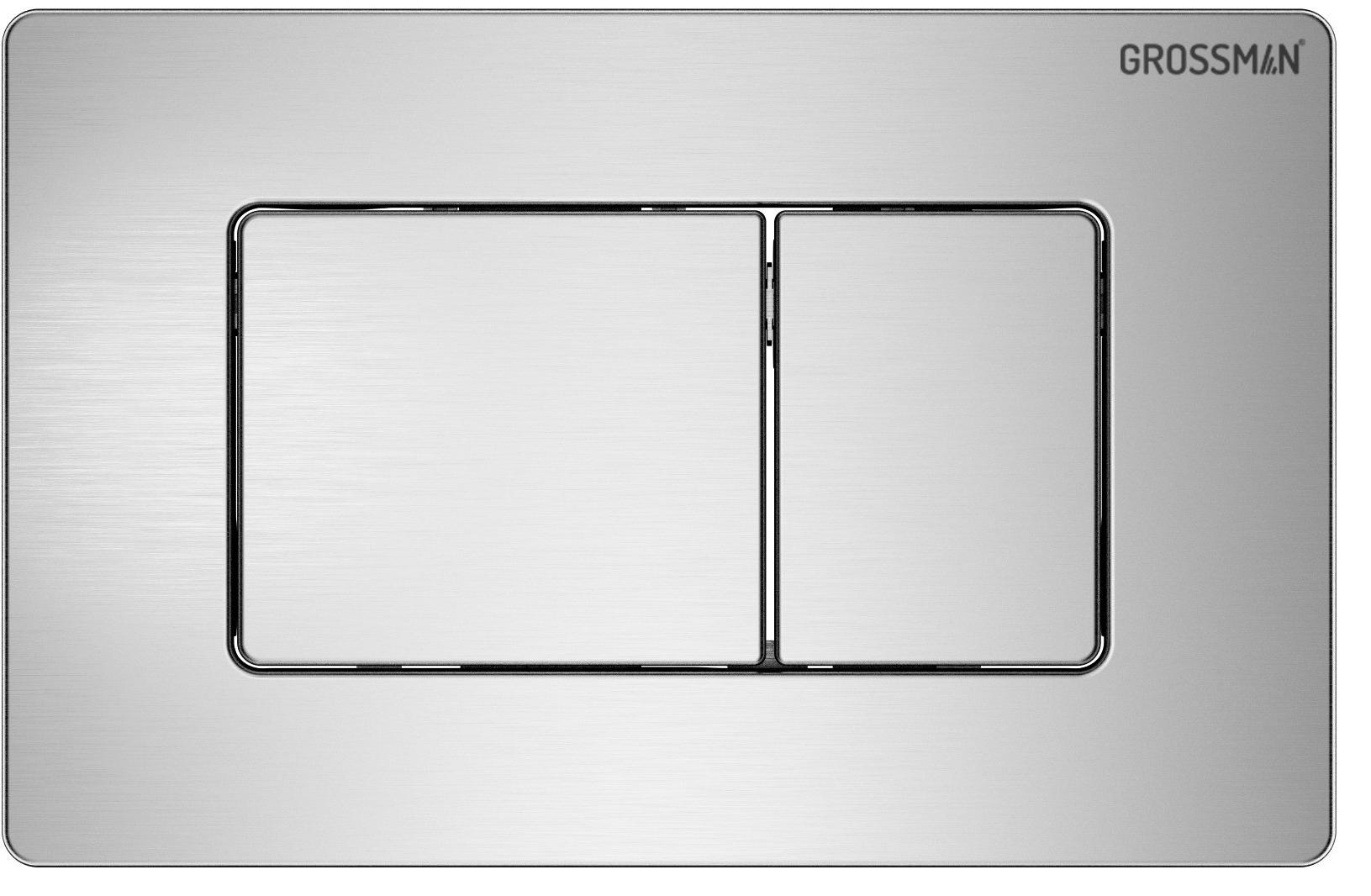 Кнопка смыва Grossman Classic 700.K31.04.12M.12M хром сатиновый
