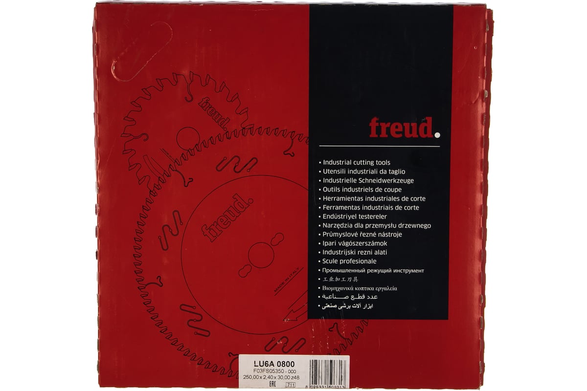 Диск пильный по стали LU6A (250х2.6х30 мм; 48Z) Freud LU6A 0800