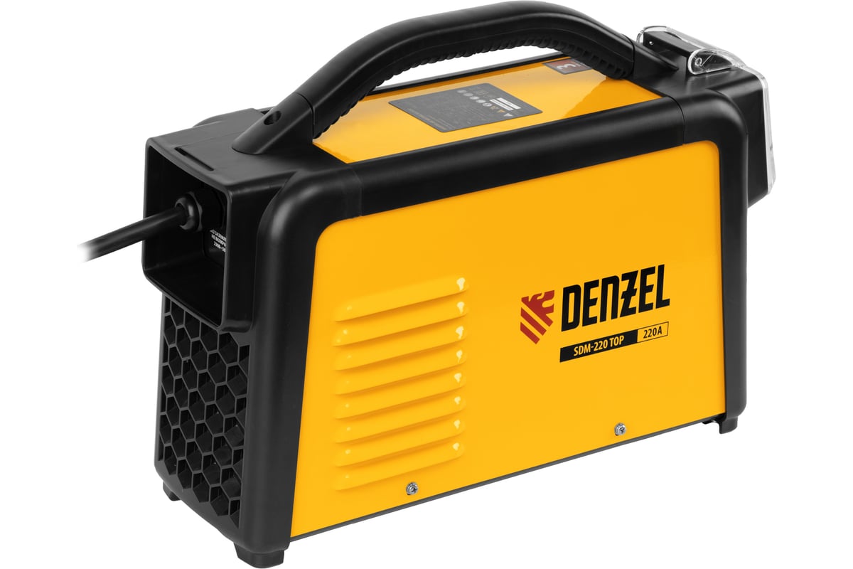 Аппарат инверторной дуговой сварки Denzel sdm-220 top 220 А 94357