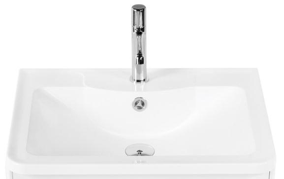 Тумба с раковиной BelBagno Albano 60 см Bianco Lucido