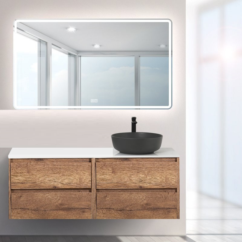 Мебель для ванной BelBagno Kraft 120 см со столешницей Rovere Tabacco