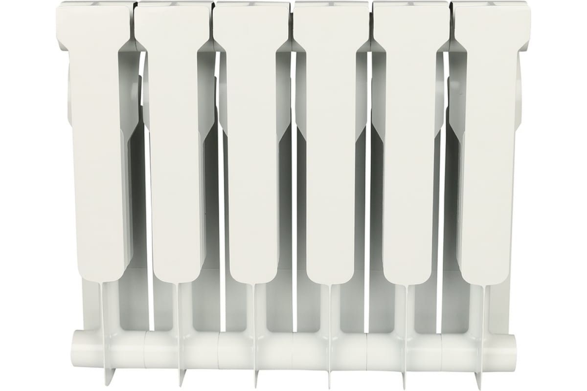 Биметаллический радиатор Rommer Profi BM 350 BI350-80-80-130 6 секций RAL9016 86630