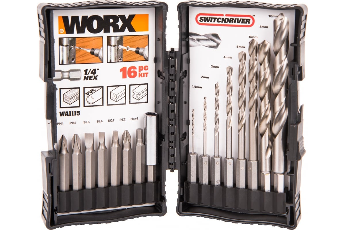 Аккумуляторная дрель-шуруповерт Worx Switchdriver WX176.2