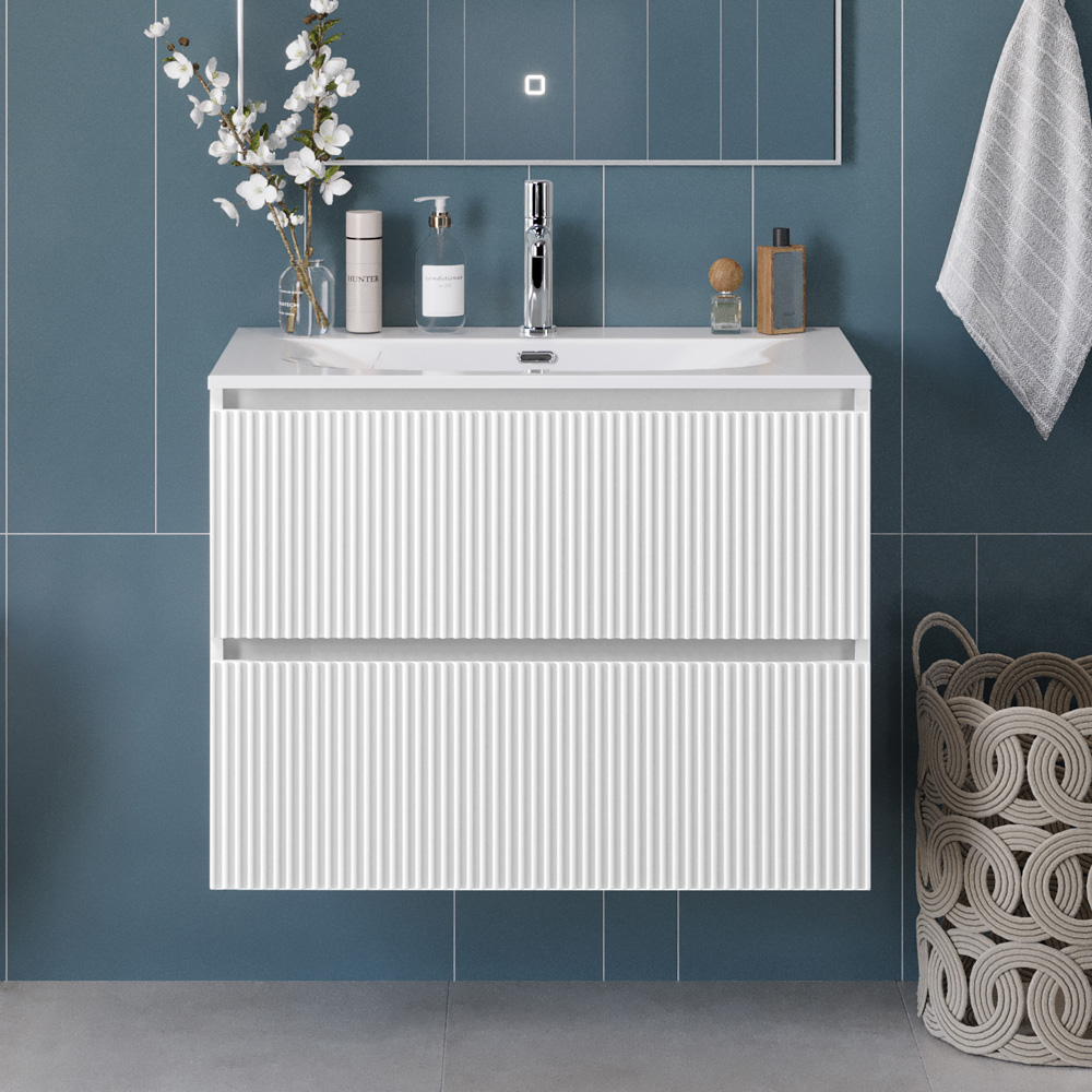 Мебель для ванной BelBagno Uno 80 см Bianco Opaco