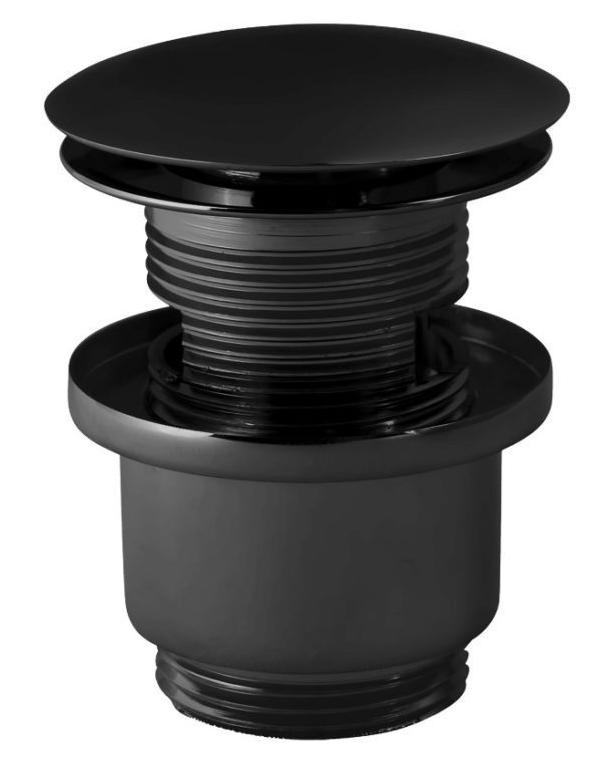 Донный клапан для раковины Paffoni ZSCA050NO универсальный, матовый черный