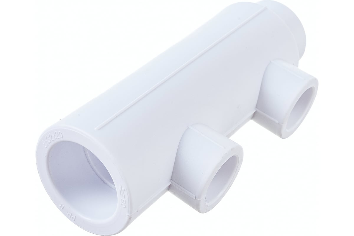Коллектор Blue Ocean полипропилен, 2 отвода - 32х20х2 осевое - 57 мм PPRF/FCEUM-01(W)-32х20х2
