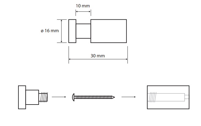 Крючок Bemeta Graphit 156506092 графит
