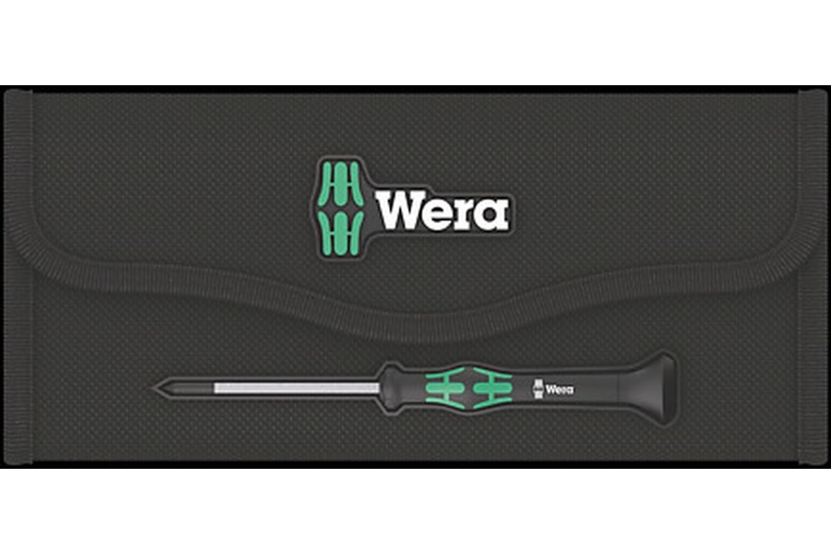 Набор прецизионных отвёрток WERA PH/TXbo/ipr/SL/hex внутр/microstix 12 предметов WE-073677