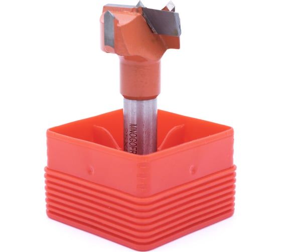 Сверло чашечное четырехзаходное по дереву FT120112L (25х57 мм; хв-к 10 мм; левое вращение) МНОГОФРЕЗ 6600